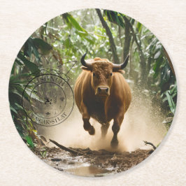 Kartonnen Onderzetter ラウンドペーパーコースター