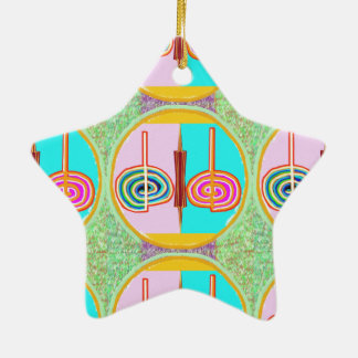 KARUNAの霊気: Kreeyaの無限バランスをとる記号 セラミックオーナメント