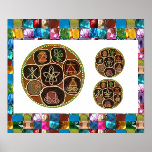 KARUNA霊気ヒーリングシンボル2014 ポスター (正面)