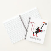 Karura the Archaeopteryx Dino Bird Spiral Notebook ノートブック (内部)