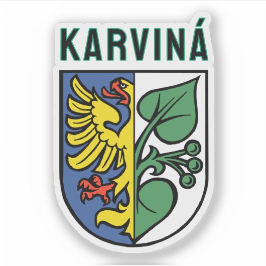 Karviná coat of arms, Czech Republic シール (正面)