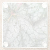 KASによる"しぶき"の元の芸術 ガラスコースター (裏面)