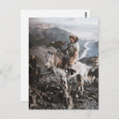 Kasachen von der Mongolei- Postkarte ポストカード (正面/裏面)