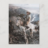 Kasachen von der Mongolei- Postkarte ポストカード (正面)