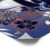 Kasasagi: Elegant Calligraphy "Magpie" Art26002019 ポスター (角)