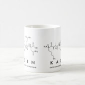 Kasenのペプチッド名前のマグ コーヒーマグカップ (中央)