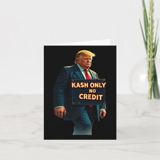 KashのみNoクレジットドナルドトランプ カード (正面)
