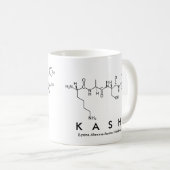 Kashペプチド名mug コーヒーマグカップ (正面右)