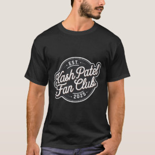 Kash Patel ファンクラブ 設立 2025 ヴィンテージ ロゴ トランプ N Tシャツ