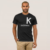 KASHANIメンズベーシックBella Canvas Tシャツ (正面フル)