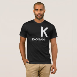 KASHANIメンズベーシックBella Canvas Tシャツ