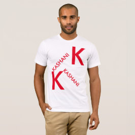 KASHANIメンズベーシックBella Canvas Tシャツ