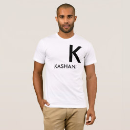 KASHANIメンズベーシックBella Canvas Tシャツ