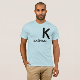 KASHANIメンズベーシックBella Canvas Tシャツ