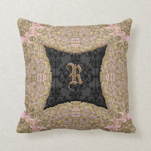 Kashmidの花弁のビクトリア時代の人の装飾用クッション クッション