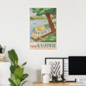 Kashmir Art India Travel Poster Indian Print ポスター (ホームオフィス)