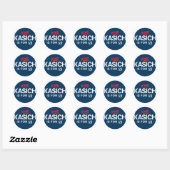 Kasichは米国ロゴ用 ラウンドシール (シート)