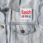 Kasich for Usロゴ 缶バッジ (インサイチュ)