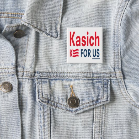 Kasich for Usロゴ 缶バッジ (インサイチュ)