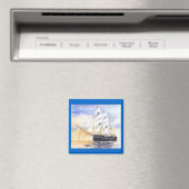 'Kaskelot Sets Sail'マグネット マグネット (インサイチュ (食洗機))