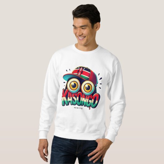 Kasongo Vibes by Kenyyo スウェットシャツ (正面フル)