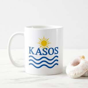 KASOSギリシャ。太陽水 コーヒーマグカップ