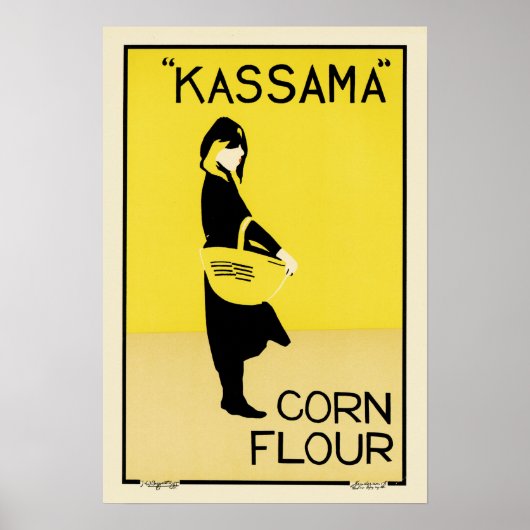 KASSAMA Corn Flour Art Poster by The Beggarstaffs ポスター (正面)