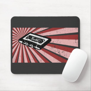 Kassette、レトロ、ヴィンテージ、Nerddesign、テープ マウスパッド