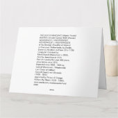 KASTEEL WESTERVELT 1729 A. de Haen drawing. card   カード (裏面)