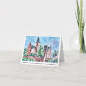 KASTEEL WESTERVELT 1729 A. de Haen drawing. card   カード (正面)