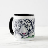 Katによって飛ぶトラのマグ マグカップ (正面左)