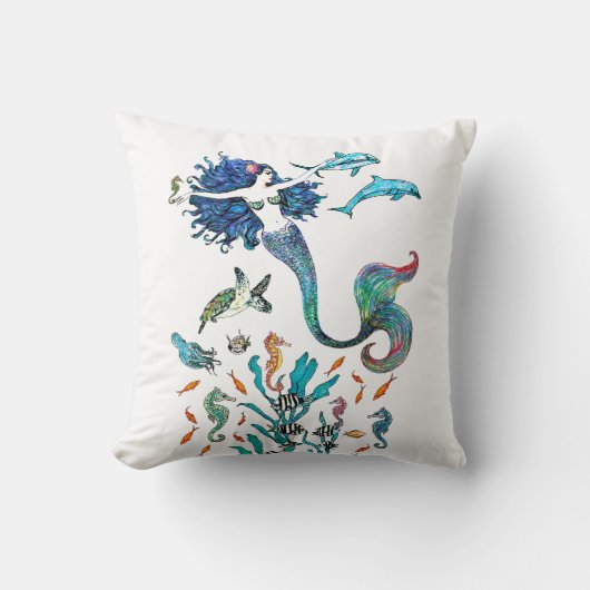 Katによる浮遊物の~の枕~ クッション (正面)