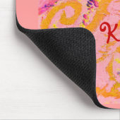 「Kat II」熱狂するマウスパッド – カスタマイズ可能 マウスパッド (コーナー)