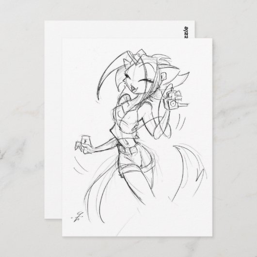 Kat IPod ポストカード (正面/裏面)