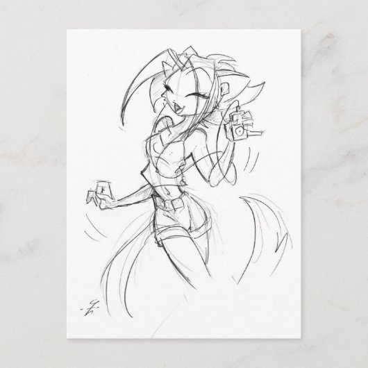 Kat IPod ポストカード (正面)