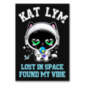 Kat Lym Astronaut: Lost in Space Found My Vibe Art テーブルナンバー (正面)