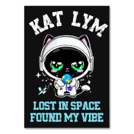 Kat Lym Astronaut: Lost in Space Found My Vibe Art テーブルナンバー