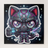Kat Lym Combat Protocol Mecha Cat ジグソーパズル (縦)