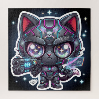 Kat Lym Combat Protocol Mecha Cat ジグソーパズル