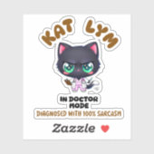 Kat Lym In Doctor Mode シール (シート)