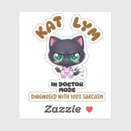 Kat Lym In Doctor Mode シール