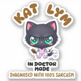Kat Lym In Doctor Mode  シール
