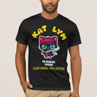 Kat Lym In Ninja Mode Tシャツ
