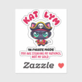 Kat Lym In Pirate Mode 2 シール (シート)