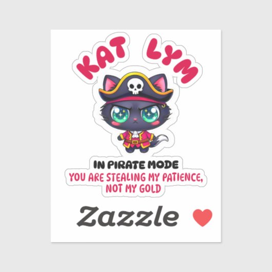 Kat Lym In Pirate Mode 2 シール (シート)