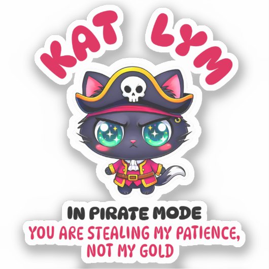 Kat Lym In Pirate Mode 2 シール (正面)