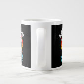 Kat Lym Sarcastic Chef Cat - Bon Appetit Now Leave ジャンボコーヒーマグカップ (裏面)