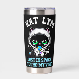 Kat Lym Space: Lost in Space Found My Vibe 保温保冷タンブラー