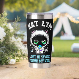 Kat Lym Space: Lost in Space Found My Vibe 保温保冷タンブラー