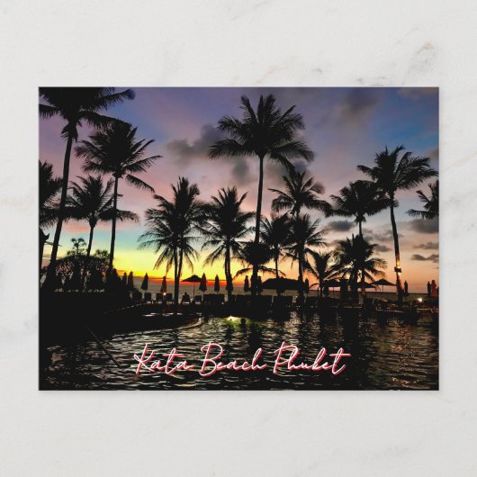 Kata Beach, Phuket, Thailand ポストカード (正面)